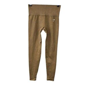 Gymshark Adapt Fleck Seamless Leggings, Ribbed Waist, Athletic Size Small